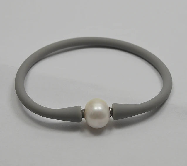 Real Pearl Bracelet Freshwater Pearls Leather Bracelet 11-12mm