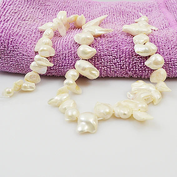 AA 8-18MM Baroque Pearl Beads for DIY Necklace Bracelet 15inches