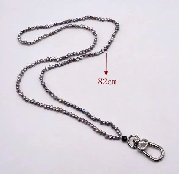 AA Baroque Pearl Fine Jewelry 3-9MM Freshwater Pearl Work Card Chain