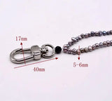 AA Baroque Pearl Fine Jewelry 3-9MM Freshwater Pearl Work Card Chain