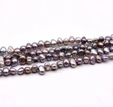 AA Baroque Pearl Fine Jewelry 3-9MM Freshwater Pearl Work Card Chain