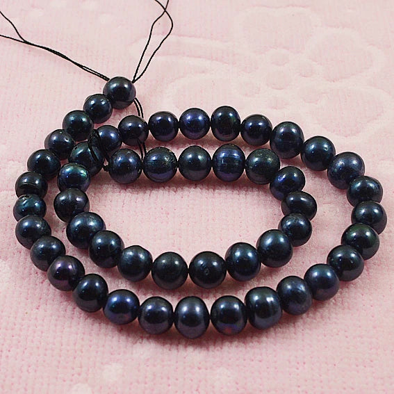 8-9mm AA Round Freshwater Pearl Beads for Jewelry Making