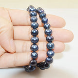 8-9mm AA Round Freshwater Pearl Beads for Jewelry Making