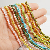 Baroque Style Green Freshwater Pearls Loose Beads for DIY Jewelry Making