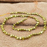 Baroque Style Green Freshwater Pearls Loose Beads for DIY Jewelry Making