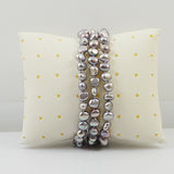 Baroque Freshwater Pearl Bracelet 7-8mm AA Gray Pearl Bracelet