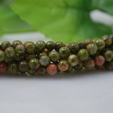 AA Jade Loose Beads 6mm Green Gemstone Jewelry Making DIY