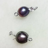 S925 Sterling Silver Clasp Rice Real Pearls DIY Jewelry Making