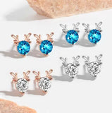 Elegant AA Pearl Earrings, Crystal Silver Studs, Wedding Birthday Party Jewelry