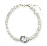 Real Baroque Pearl Anklet Freshwater Pearls Fine Jewelry