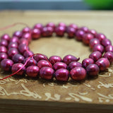 9mm Wine Freshwater Pearl Loose Beads for DIY Jewelry Making