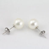 Pearl Flower Stud Earrings S925 Sterling Silver Fine Jewelry