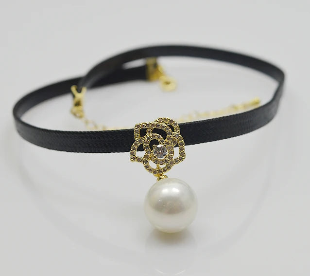 12mm AA Shell Pearl Necklace South Sea 36cm+5cm