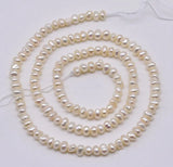 AA 3-4mm Potato Freshwater Pearl Beads for DIY Jewelry