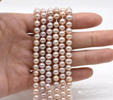 AA Lavender 5-6MM Freshwater Pearl Loose Beads for DIY Jewelry