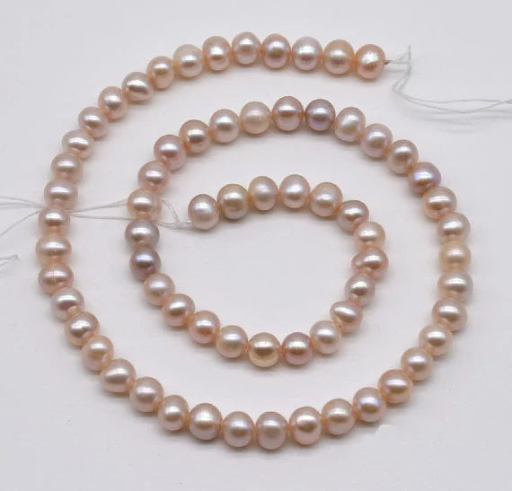 AA Lavender 5-6MM Freshwater Pearl Loose Beads for DIY Jewelry