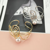 Boho Metal Cuff Bracelet for Women - Vintage Charm Bangle