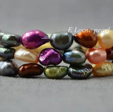 Multicolor Baroque Freshwater Loose Pearl Beads for DIY Jewelry