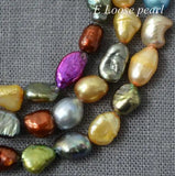 Multicolor Baroque Freshwater Loose Pearl Beads for DIY Jewelry