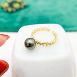 Adjustable Ring Base Mountings Findings Settings for 7-10mm Pearls