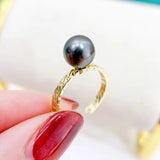 Adjustable Ring Base Mountings Findings Settings for 7-10mm Pearls
