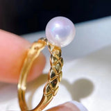 Adjustable Ring Base Mountings for 8-10mm Pearls