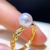 Adjustable Ring Base Mountings for 8-10mm Pearls