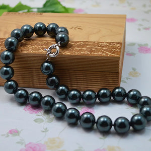 10mm Freshwater Pearls Choker Necklace Fine Jewelry Women Gift
