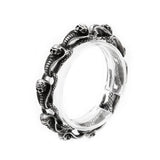 Stainless Steel Skull Snake Bracelet Punk Biker Vintage Animal Charm Jewelry