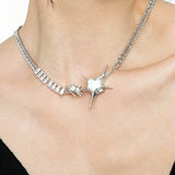 Star Fritillaria Pendant Necklace Female