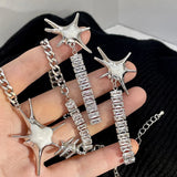 Star Fritillaria Pendant Necklace Female
