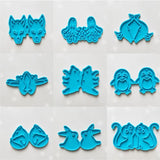9 Pairs Earring Silicone Mold with Hole for Resin Jewelry Making