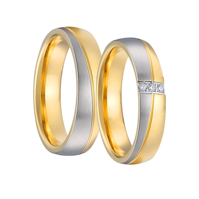 Unique Anniversary Wedding Band Ring for Men and Women