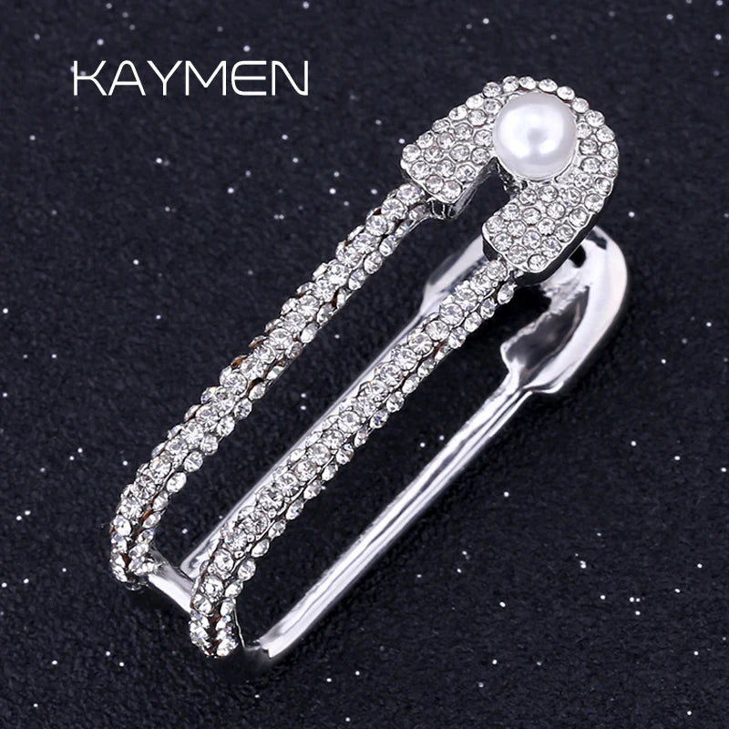Full CZ Double Pin-Ring for Girls, Two Finger Rings