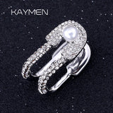 Full CZ Pin-Ring for Girls, Statement Rings, Wedding Engagement Ring