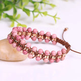 Natural Stone Wrap Bracelet Boho Jewelry For Women