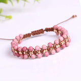 Natural Stone Wrap Bracelet Boho Jewelry For Women