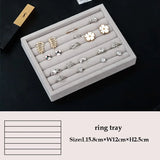 Gray DIY Jewelry Storage Case Organizer Earring Holder 3 Sizes Fit Most