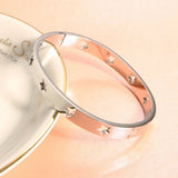 Hollow Stars Charm Bangles Bracelet Sequins Jewelry Craft