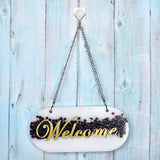 House Number Pendant Silicone Mold for Resin Crafts