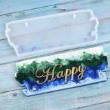House Number Pendant Silicone Mold for Resin Crafts