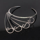 Indian Statement Choker Necklaces For Women Metal Torques Collar Necklace