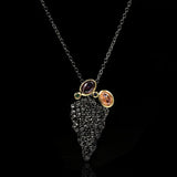 Irregular Triangle Zircon Pendant Necklace for Women