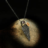 Irregular Triangle Zircon Pendant Necklace for Women