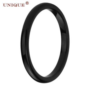 Tungsten Carbide Rings Men Women Wedding Band High Polished Comfort Fit