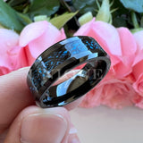 8mm Men Party Ring with Drogon Inlay & High Customization