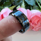 8mm Men Party Ring with Drogon Inlay & High Customization