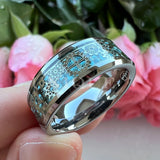 8mm Steampunk Gear Tungsten Wedding Band