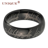 Tungsten Ring IP Plating Domed Polished Comfort Fit