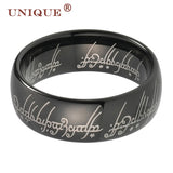 Tungsten Ring IP Plating Domed Polished Comfort Fit